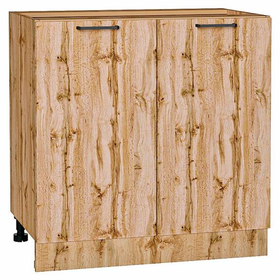 Шкаф нижний с 2-мя дверцами Флэт Wotan Oak 2S/Дуб Вотан 816*800*478
