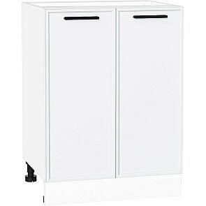 Шкаф нижний с 2-мя дверцами Фрейм White Silk/Белый 816*600*484