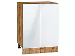 Шкаф нижний с 2-мя дверцами Фьюжн Angel Дуб Вотан 816*600*480