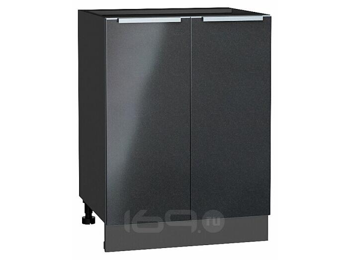 Шкаф нижний с 2-мя дверцами Фьюжн Anthracite Graphite 816*600*480