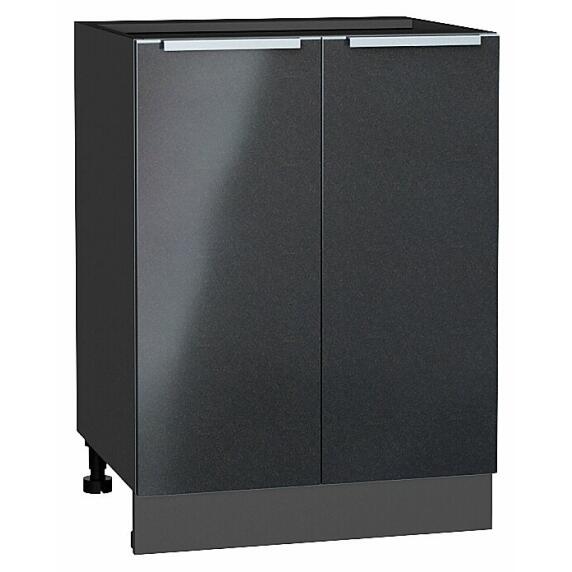 Шкаф нижний с 2-мя дверцами Фьюжн Anthracite Graphite 816*600*480