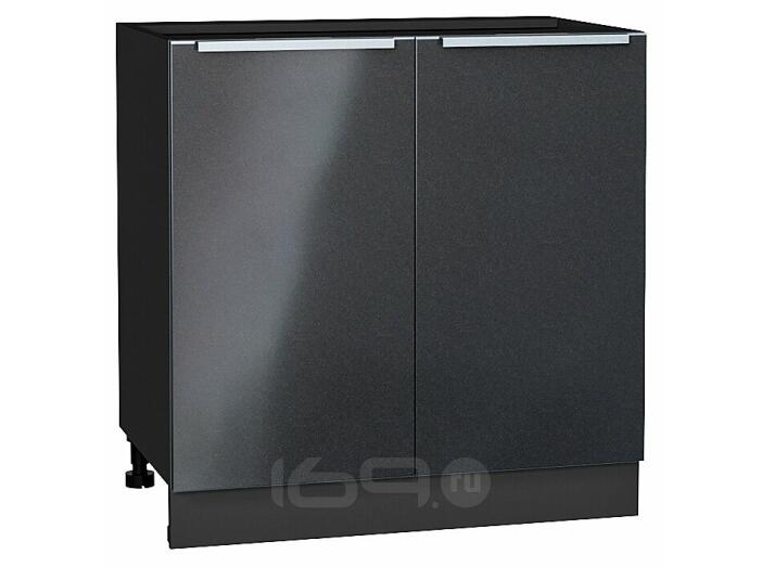 Шкаф нижний с 2-мя дверцами Фьюжн Anthracite Graphite 816*800*480