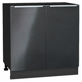 Шкаф нижний с 2-мя дверцами Фьюжн Anthracite Graphite 816*800*480