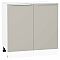 Шкаф нижний с 2-мя дверцами Фьюжн Clay Silk/Белый 816*800*480