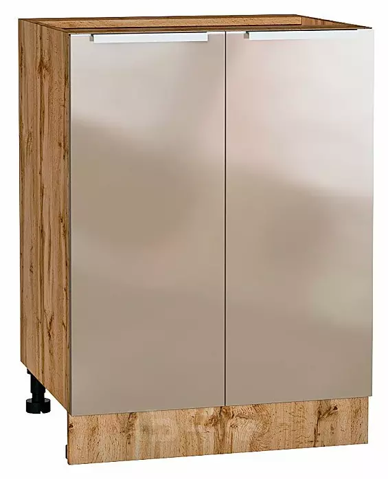 Шкаф нижний с 2-мя дверцами Фьюжн Gallant Дуб Вотан 816*600*480