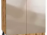 Шкаф нижний с 2-мя дверцами Фьюжн Gallant Дуб Вотан 816*800*480