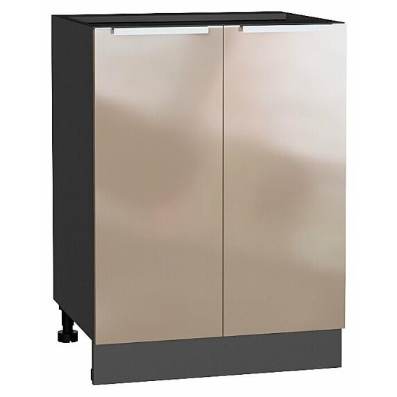 Шкаф нижний с 2-мя дверцами Фьюжн Gallant Graphite 816*600*480