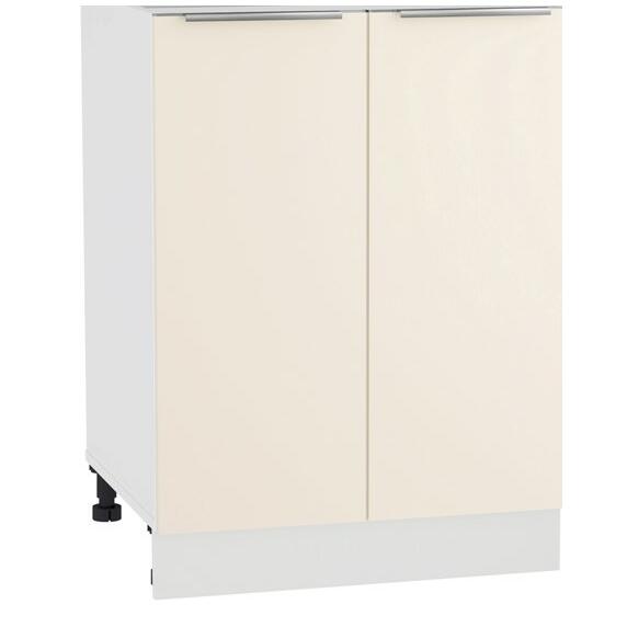 Шкаф нижний с 2-мя дверцами Фьюжн Н 600 Ivory-Белый