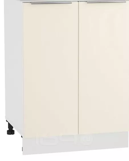 Шкаф нижний с 2-мя дверцами Фьюжн Н 600 Ivory-Белый