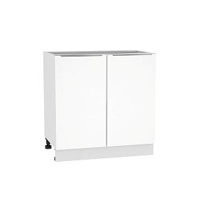 Шкаф нижний с 2-мя дверцами Фьюжн Н 800 Brilliant-Белый