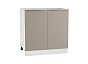 Шкаф нижний с 2-мя дверцами Фьюжн Н 800 Cappuccino-Белый