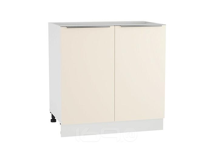 Шкаф нижний с 2-мя дверцами Фьюжн Н 800 Ivory-Белый