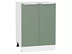 Шкаф нижний с 2-мя дверцами Фьюжн Silky Mint Белый 816*600*480