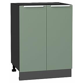 Шкаф нижний с 2-мя дверцами Фьюжн Silky Mint Graphite 816*600*480