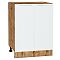 Шкаф нижний с 2-мя дверцами Фьюжн Silky White Дуб Вотан 816*600*480 Шкаф нижний с 2-мя дверцами Фьюжн Silky White Дуб Вотан 816*600*480