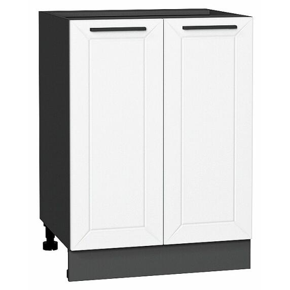Шкаф нижний с 2-мя дверцами Глетчер Айленд Силк Graphite 816*600*478
