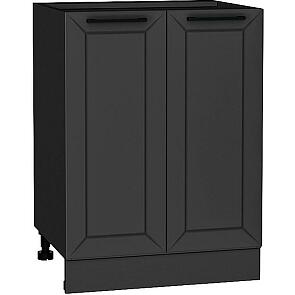 Шкаф нижний с 2-мя дверцами Глетчер Маренго Силк Graphite 816*600*478