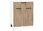 Шкаф нижний с 2-мя дверцами и ящиком Флэт Natural Casella Oak 2S/Белый 816*600*478