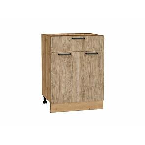 Шкаф нижний с 2-мя дверцами и ящиком Флэт Natural Casella Oak 2S/Дуб Вотан 816*600*478