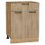 Шкаф нижний с 2-мя дверцами и ящиком Флэт Natural Casella Oak 2S/Дуб Вотан 816*600*478