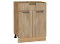Шкаф нижний с 2-мя дверцами и ящиком Флэт Natural Casella Oak 2S/Дуб Вотан 816*600*478
