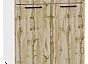 Шкаф нижний с 2-мя дверцами и ящиком Флэт Wotan Oak 2S/Белый 816*600*478