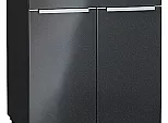 Шкаф нижний с 2-мя дверцами и ящиком Фьюжн Anthracite Graphite 816*600*480