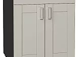 Шкаф нижний с 2-мя дверцами и ящиком Лофт Grey Silk/Graphite 816*600*480