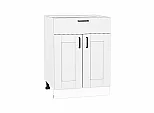 Шкаф нижний с 2-мя дверцами и ящиком Лофт Super White Белый 816*600*480