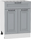 Шкаф нижний с 2-мя дверцами и ящиком Ницца Royal Н 601М | 60 см