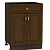 Шкаф нижний с 2-мя дверцами и ящиком Шале Н 601М Antico-Венге