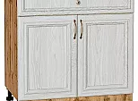 Шкаф нижний с 2-мя дверцами и ящиком Шале White Dreamline Дуб Вотан 816*800*480