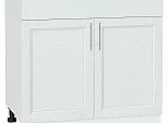 Шкаф нижний с 2-мя дверцами и ящиком Сканди White Softwood/Белый 816*800*480