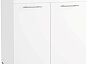 Шкаф нижний с 2-мя дверцами и ящиком Валерия-М Н 601М Белый глянец-Белый