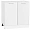Шкаф нижний с 2-мя дверцами Квадро Белый/Белый 816*800*481 Шкаф нижний с 2-мя дверцами Квадро Белый/Белый 816*800*481