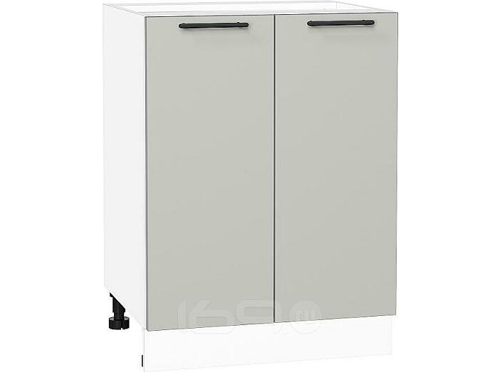 Шкаф нижний с 2-мя дверцами Лайт Special Grey/Белый 816*600*478