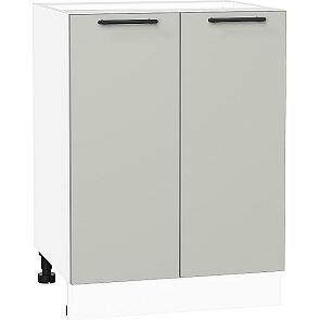 Шкаф нижний с 2-мя дверцами Лайт Special Grey/Белый 816*600*478