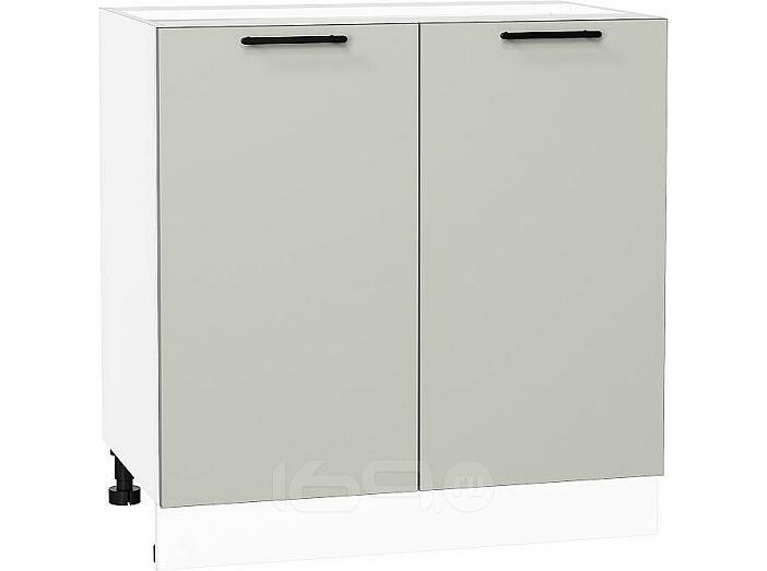 Шкаф нижний с 2-мя дверцами Лайт Special Grey/Белый 816*800*478
