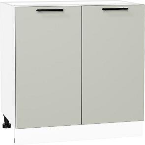 Шкаф нижний с 2-мя дверцами Лайт Special Grey/Белый 816*800*478