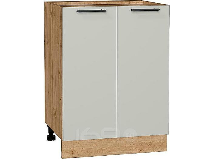 Шкаф нижний с 2-мя дверцами Лайт Special Grey/Дуб Вотан 816*600*478