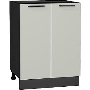 Шкаф нижний с 2-мя дверцами Лайт Special Grey/Graphite 816*600*478