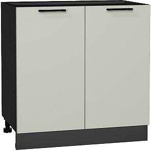 Шкаф нижний с 2-мя дверцами Лайт Special Grey/Graphite 816*800*478