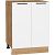 Шкаф нижний с 2-мя дверцами Лайт Special White/Дуб Вотан 816*600*478