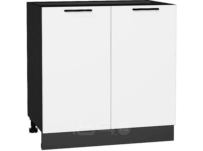 Шкаф нижний с 2-мя дверцами Лайт Special White/Graphite 816*800*478
