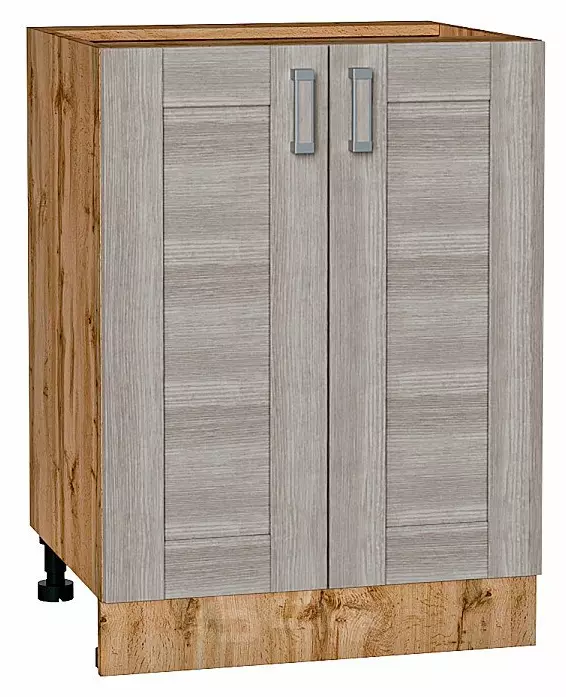 Шкаф нижний с 2-мя дверцами Лофт Cappuccino Veralinga Дуб Вотан 816*600*480