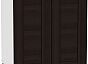 Шкаф нижний с 2-мя дверцами Лофт Н 600 Wenge Veralinga-Белый