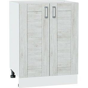 Шкаф нижний с 2-мя дверцами Лофт Nordic Oak/Белый 816*600*480