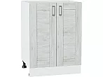 Шкаф нижний с 2-мя дверцами Лофт Nordic Oak/Белый 816*600*480