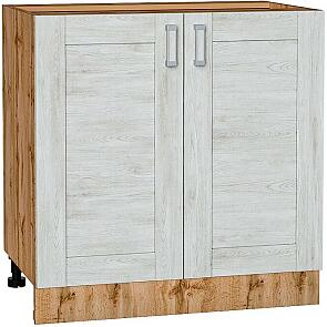 Шкаф нижний с 2-мя дверцами Лофт Nordic Oak/Дуб Вотан 816*800*480
