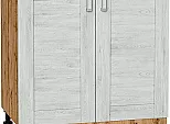 Шкаф нижний с 2-мя дверцами Лофт Nordic Oak/Дуб Вотан 816*800*480